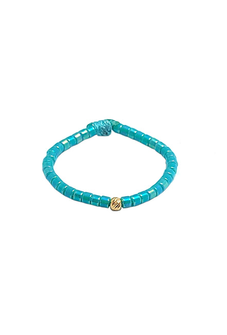 inel biluta aur 14k myuki turcoaz