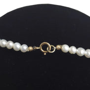 inchidere aur 14k colier cu perle